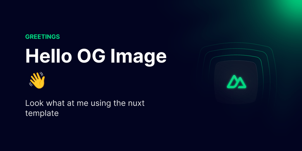 Aperçu de l'Image OG Nuxt